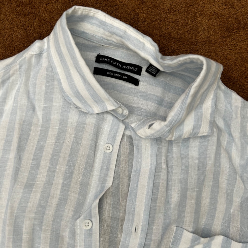 Linen button up - Picture 2 of 2